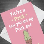 Funny Valentines Anniversary Birthday Card For Boyfriend Husband