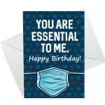 Funny Birthday Card For Boyfriend Husband Girlfriend Lockdown