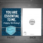 Funny Birthday Card For Boyfriend Husband Girlfriend Lockdown