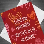 Funny Valentines Birthday Anniversary Card Boyfriend Husband