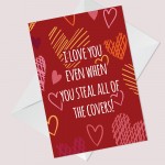 Funny Valentines Birthday Anniversary Card Boyfriend Husband