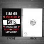 RUDE Valentines Day Card For Boyfriend Husband Funny Card