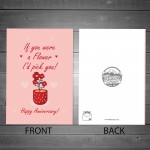 Funny Anniversary Card For Him Her Handmade Boyfriend Girlfriend