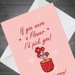 Funny Anniversary Card For Him Her Handmade Boyfriend Girlfriend