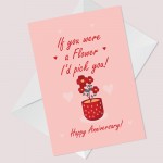 Funny Anniversary Card For Him Her Handmade Boyfriend Girlfriend