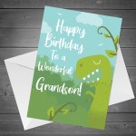 Novelty Birthday Card For Grandson 8th 9th 10th Birthday Card