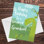 Novelty Birthday Card For Grandson 8th 9th 10th Birthday Card