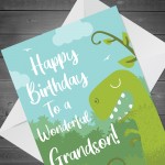 Novelty Birthday Card For Grandson 8th 9th 10th Birthday Card