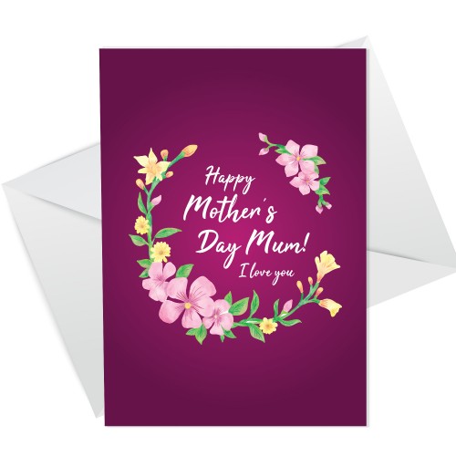 Happy Mothers Day Mum Card Novelty Mother's Day Card For Mum