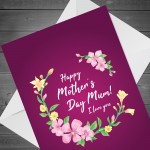 Happy Mothers Day Mum Card Novelty Mother's Day Card For Mum