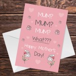 Happy Mothers Day Card Funny Card For Mum Novelty Mother's Day