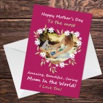 Personalised Mothers Day Card CUSTOM PHOTO Card For Mum 