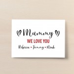 Personalised Mothers Day Gift For Mummy Word Art Mummy Gift