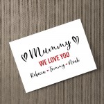 Personalised Mothers Day Gift For Mummy Word Art Mummy Gift