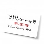 Personalised Mothers Day Gift For Mummy Word Art Mummy Gift