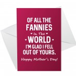 Funny Mothers Day Card Rude Cheeky Humour Card For Mum Gift