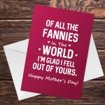 Funny Mothers Day Card Rude Cheeky Humour Card For Mum Gift