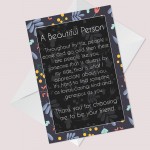 Special Best Friend Female Birthday Card Floral Design Thank You