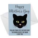 Happy Mothers Day Gift Card From The Cat Cute Kitty Mum Cards