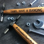 Birthday Gift For Him ENGRAVED HAMMER Funny Dad Uncle