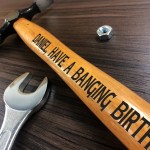 Birthday Gift For Him ENGRAVED HAMMER Funny Dad Uncle