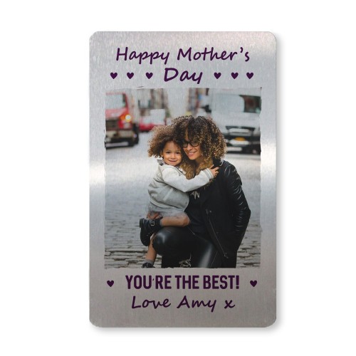 Mothers Day Gift PERSONALISED Photo Wallet Insert Mum Gift