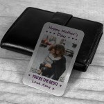 Mothers Day Gift PERSONALISED Photo Wallet Insert Mum Gift