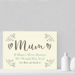 Personalised Mum Print Mothers Day Birthday Gift For Mum