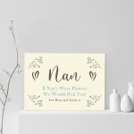 Personalised Nan Print Mothers Day Birthday Gift For Nan