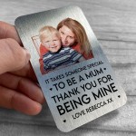 Mum Gift PERSONALISED Photo Card Gift For Mum Mothers Day