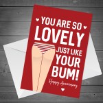 Funny Rude Anniversary Card For Wife Girlfriend Novelty A6 Card