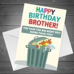 Funny Birthday Card For Brother Lockdown Theme Novelty Card