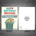 Funny Birthday Card For Brother Lockdown Theme Novelty Card