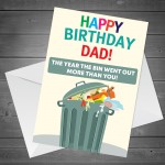 Funny Birthday Card For Dad Lockdown Theme Novelty Card