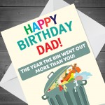 Funny Birthday Card For Dad Lockdown Theme Novelty Card