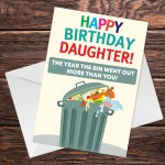 Funny Birthday Card For Daughter Lockdown Theme Novelty Card