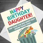 Funny Birthday Card For Daughter Lockdown Theme Novelty Card