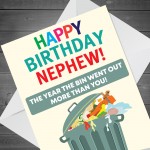 Funny Birthday Card For Nephew Lockdown Theme Novelty Card