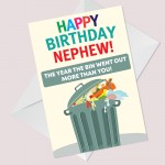 Funny Birthday Card For Nephew Lockdown Theme Novelty Card