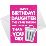 Funny Birthday Card For Daughter Lockdown Design Novelty Card