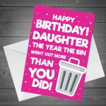 Funny Birthday Card For Daughter Lockdown Design Novelty Card