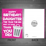 Funny Birthday Card For Daughter Lockdown Design Novelty Card