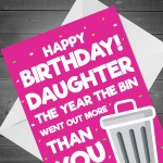 Funny Birthday Card For Daughter Lockdown Design Novelty Card