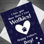 Funny Happy Fathers Day Card From The Dog For Dad Pet Design