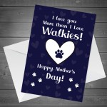 Funny Happy Mothers Day Card From The Dog For Mum Pet Design