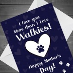 Funny Happy Mothers Day Card From The Dog For Mum Pet Design