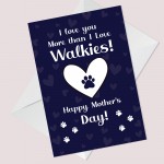 Funny Happy Mothers Day Card From The Dog For Mum Pet Design