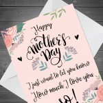 Special Mothers Day Card For Mum Nan Nanny Grandma Handmade