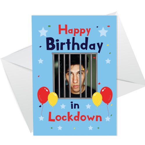 Personalised Birthday In Lockdown Card Custom Photo Card Brother