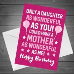 Funny Birthday Card For Daughter Humour Novelty Birthday Card